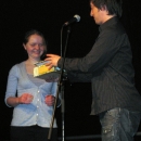 Poetenfee und Moderator Jan Siegert  beim 1. U20 Poetry Slam Erlangen im November 2010