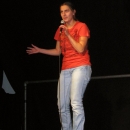 Anna Kienreich beim 1. U20 Poetry Slam Erlangen im November 2010