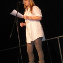 Katrin Raab beim 1. U20 Poetry Slam Erlangen im November 2010