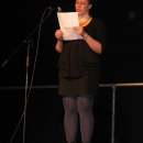 Marianne Kunkel beim 1. U20 Poetry Slam Erlangen im November 2010