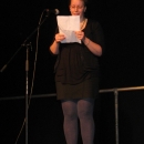 Marianne Kunkel beim 1. U20 Poetry Slam Erlangen im November 2010