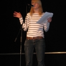 Katalin Hetzelt beim 1. U20 Poetry Slam Erlangen im November 2010
