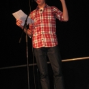 Thomas Forstner beim 1. U20 Poetry Slam Erlangen im November 2010