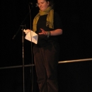 Tanja Langner beim 1. U20 Poetry Slam Erlangen im November 2010