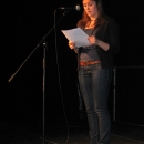 Thea von Rüden beim 1. U20 Poetry Slam Erlangen im November 2010