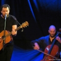 Jan Koch und Peter Ehrlichmann beim Geburtstags-Poetry-Slam Erlangen im Januar 2014