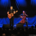 Jan Koch und Peter Ehrlichmann beim Geburtstags-Poetry-Slam Erlangen im Januar 2014