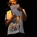 Andy Strauß beim Open-Air-Poetry-Slam zum Poetenfest 2013