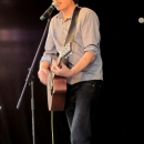 Frank Spilker beim Open-Air-Poetry-Slam zum Poetenfest 2013