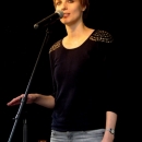 Pauline Füg beim Open-Air-Poetry-Slam zum Poetenfest 2013