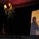 Pierre Jarawan beim Open-Air-Poetry-Slam zum Poetenfest 2013