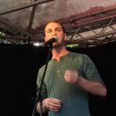 Pierre Jarawan beim Open-Air-Poetry-Slam zum Poetenfest 2013