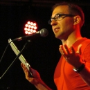 Leo Frühling beim Poetry Slam Erlangen im April 2014
