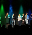 Alle Poeten zum Schluss des Poetry Slam Erlangen im April 2016