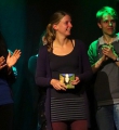 Die Gewinnerin des Abends Lillemore Kausch beim Poetry Slam Erlangen im April 2016