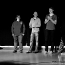 Die Drei Finalisten beim Poetry Slam Erlangen im Dezember 2010