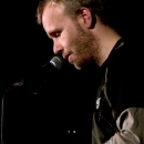 Finalist Robert Kayser  beim Poetry Slam Erlangen im Dezember 2013