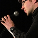 Leo Fruehling beim Poetry Slam Erlangen im Dezember 2013