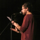 Maximilian Humpert beim Poetry Slam Erlangen im Dezember 2013