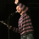 Tobi Kunze beim Poetry Slam Erlangen im Dezember 2013