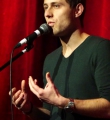 Philipp Czerny beim Poetry Slam im Dezember 2014