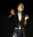 Lisa Eckhart im Finale beim Poetry Slam Erlangen im Dezember 2015
