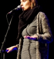 Pauline Füg für Grossraumdichten beim Poetry Slam Erlangen im Dezember 2015