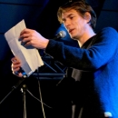 Andreas Weber beim Poetry Slam Erlangen im Februar 2014