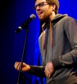 Markus Becherer beim Poetry Slam Erlangen im Februar 2015
