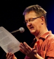 Udo Tiffert beim Poetry Slam Erlangen im Februar 2015