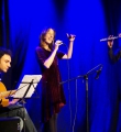 Die Musiker des Abends "Coisa Linda" beim Poetry Slam Erlangen im Februar 2016
