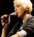 Leonie Warnke beim Poetry Slam Erlangen im Februar 2016