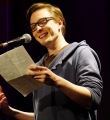 Tom Schildhauer beim Poetry Slam Erlangen im Februar 2016