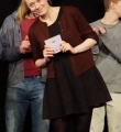 Die Gewinnerin Filo beim Poetry Slam in Erlangen im Februar 2017
