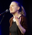 Filo beim Poetry Slam in Erlangen im Februar 2017