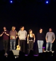 Alle Künstler des Abends beim Poetry Slam in Erlangen im Januar 2016