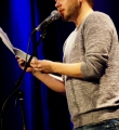 Christian Ritter beim Poetry Slam in Erlangen im Januar 2016