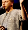 Christian Ritter beim Poetry Slam in Erlangen im Januar 2016