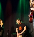 Die Band Cynthia Nickschas beim Poetry Slam in Erlangen im Januar 2016