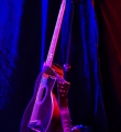 Gitarre beim Poetry Slam in Erlangen im Januar 2016