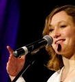 Josefine Berkholz beim Poetry Slam in Erlangen im Januar 2017