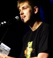 Felix Kaden beim Poetry Slam Erlangen im Juni 2015