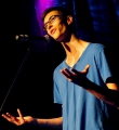 Ole Wegen beim Poetry Slam Erlangen im Juni 2015