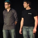 Finalisten Bybercap und Felix Römer - Poetry Slam Erlangen März 2011