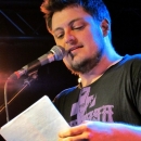 Christoph Krause beim Poetry Slam im März 2014