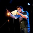 Christoph Krause beim Poetry Slam im März 2014