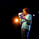 Lars Schäfer beim Poetry Slam im März 2014