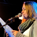 Sabrina Schauer beim Poetry Slam im März 2014