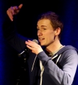 Andreas Rebholz beim Poetry Slam in Erlangen im März 2015