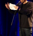 Andreas Weber beim Poetry Slam in Erlangen im März 2015